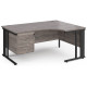 Maestro Cantilever Ergonomic Corner Desk with Fixed Pedestal